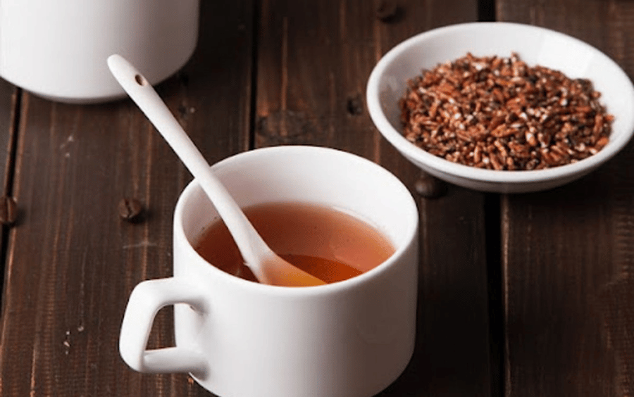 trà gạo lứt có tác dụng gì, uống trà gạo lứt đúng cách 