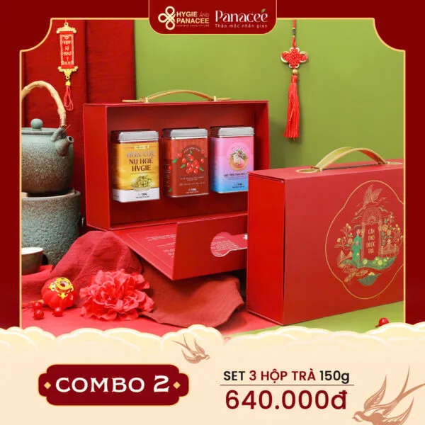 Quà Tết 2025 Combo 02 (Set 3 Hộp Trà 150g)