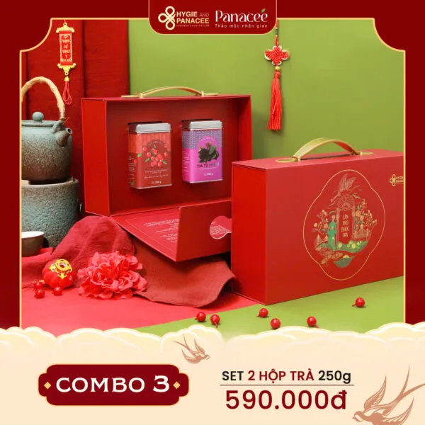 Quà Tết 2025 Combo 03 (Set 2 Hộp Trà 250g)