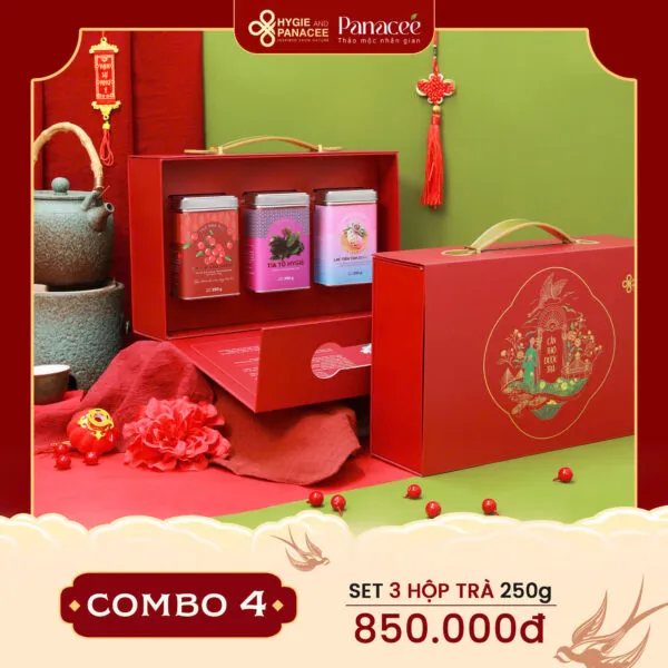 Quà Tết 2025 Combo 04 (Set 3 Hộp Trà 250g)