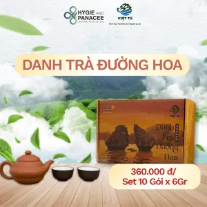 Set Trà Danh Trà Đường Hoa 10 Gói